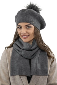 Vivisence 7104 Szalik lub apaszka szalik, ciemnoszary