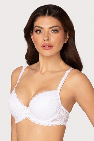 Róża Gizela Biustonosz push-up, biały