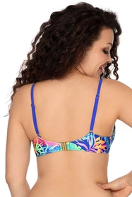 Ava SK-143 Kostium kąpielowy biustonosz usztywniany, etnic blue