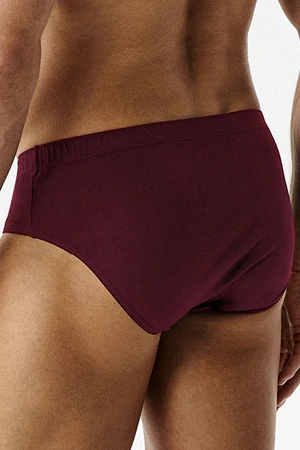 Atlantic 6SMP-001 6-pack Majtki slipy, burgund/czarny/khaki/brąz/grafit/czarny