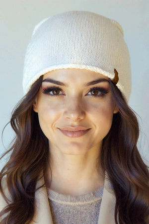 Vivisence 70115 Nakrycie głowy czapka, ecru