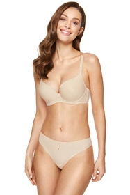 Gorteks Carla B5 Biustonosz push-up, beżowy