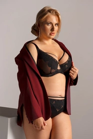 Nessa Gloria N550 Biustonosz miękki, czarny