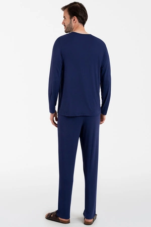 Italian Fashion Amigo dł.r. dł.sp. Nocna piżama, granat