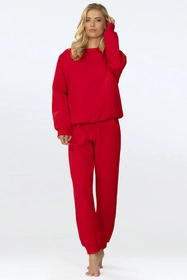 Dkaren Rehema-Bl Bluza nierozpinana, czerwony