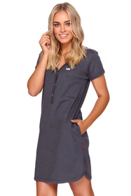 Doctor Nap TCB.4115 Nocna koszula, graphite