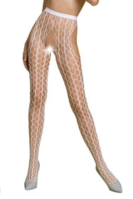 Passion ECO S007 Wyrób pończoszniczy rajstopy, white