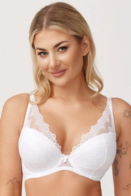 Azal Wera Biustonosz półusztywniany, biały