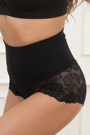 Italian Fashion Euforia maxi Majtki figi modelujące, czarny