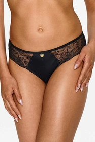 Lupo 2605-06-09-10 Majtki brazyliany, czarny