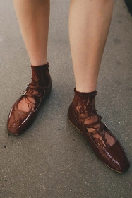 Fiore Ismena I1100 Wyrób pończoszniczy skarpetki, burgundy