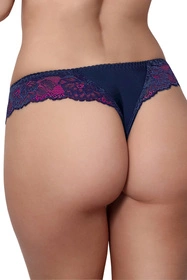 Axami V-9418 Majtki stringi, granatowy