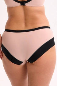 Gaia 1327P Ivana Majtki figi, czarno-różowy