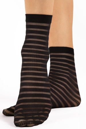 Fiore Izzy 20 DEN G1182 Wyr�b po�czoszniczy skarpetki, black