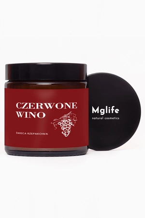 Mglife Świeca Czerwone Wino Świeca zapachowa, naturalny