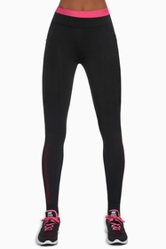 Bas Bleu Inspire Legginsy fitness, black-pink