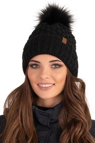 Vivisence 7015 Kmpl+R Komplet czapka+szalik+rękawiczki, czarny