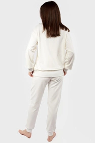 Dkaren DK-K-B2 Komplet bluza+spodnie, ecru
