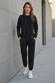 Vivisence 9204kmpl Komplet bluza+spodnie, czarny