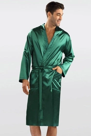 Dkaren Christian Nocna szlafrok, zielony
