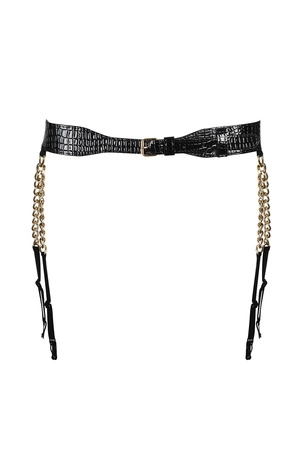 Obsessive A767 garter belt Pas do pończoch niski, czarny