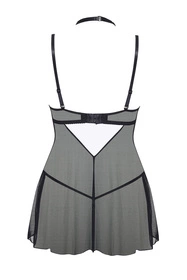 Beauty Night Mariana chemise BN6640 Nocna komplet koszulka + stringi, silver