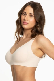 Julimex Jelly Bra Basic Biustonosz braletka, beżowy