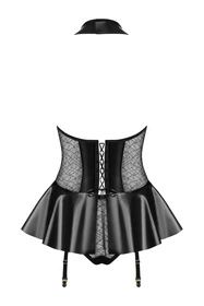Obsessive 859-COR-1 Gorset sexy, czarny