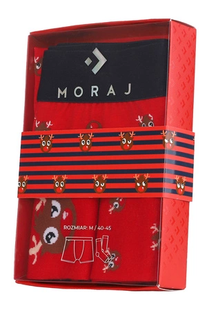 Moraj MBS1800-004 zestaw Majtki bokserki, red