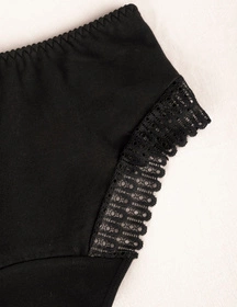 Wol-Bar Kaja Majtki figi modelujące, czarny