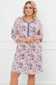 Italian Fashion Lacenta r.3/4 Nocna koszula, druk/róż