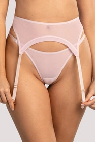 Unikat Mia Pas do pończoch niski, róż-beż