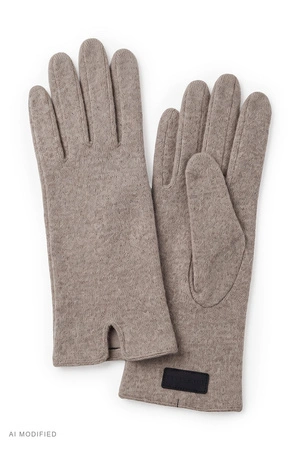 Vivisence 7213 Rękawiczki dzianinowe, beige