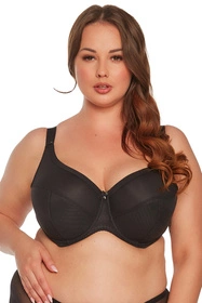 Gaia 1058M Sonia Maxi Biustonosz półusztywniany, czarny