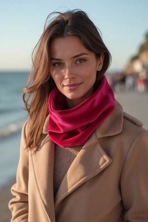 Vivisence 7109 Szalik lub apaszka komin, rubinowy