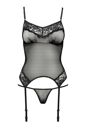 Passion Melania corset Gorset sexy, black