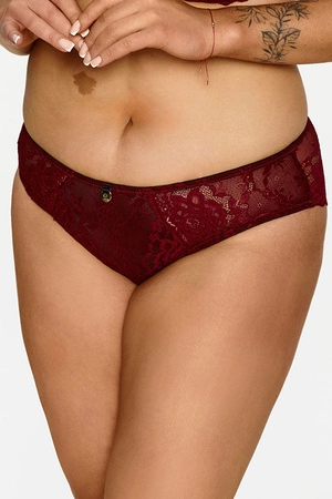 Lupo 2630 Majtki figi, burgundowy