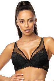 Mat 0198/11 Estelle Biustonosz push-up, czarny