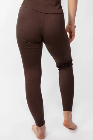 Dkaren Bayo-Kpl Komplet legginsy + bluzka, czekolada