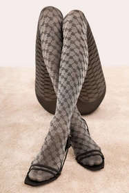 Fiore The French 30 DEN G6098 Wyrób pończoszniczy rajstopy, black