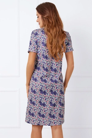 Italian Fashion Carbonia kr.r. Nocna koszula, druk/jeans