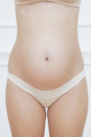 Italian Fashion Lux mini Majtki figi, pudrowy