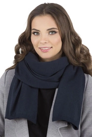 Vivisence 7007Kmpl Komplet beret+szalik, granatowy