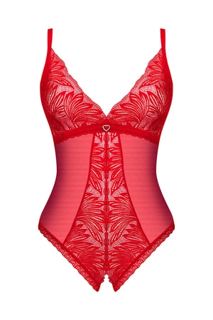 Obsessive Chilisa teddy Body sexy, czerwony