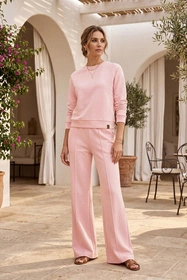 Vivisence 9208kmpl Komplet bluza+spodnie, różowy