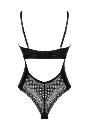 Obsessive Norides teddy Body sexy, czarny