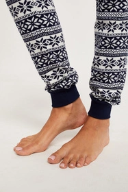 Italian Fashion Arktyka dł.r. dł.sp. Nocna piżama, granat/druk