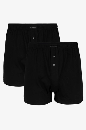 Atlantic 2BMB-003 2-pack Majtki bokserki, czarny