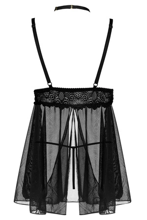 Beauty Night Milana babydoll BN6758 Nocna koszulka, black