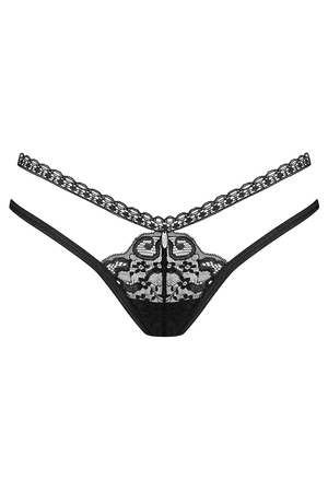 Obsessive Blomentis thong Majtki stringi, czarny